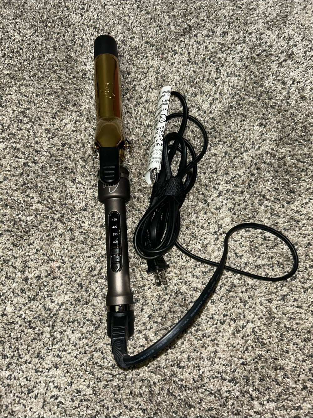 Ion Golden Titanium Curling Iron
